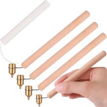 0,3 mm, 0,4 mm, 0,6 mm, heißer Wachsmalstift, Malstift mit Holzgriff