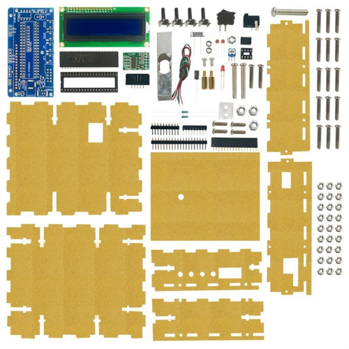Kit faça você mesmo com balança eletrônica microcontrolada