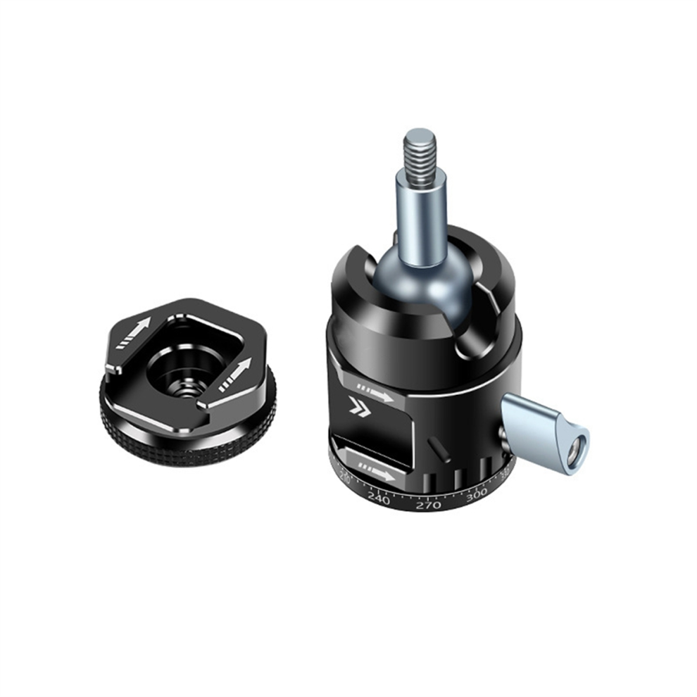 Camera Tripod Ball Head Quick Release 360Ballhead Camera Mount 4854231755743