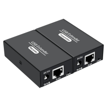 120M 4 Ports USB Extender over Ethernet RJ45 Cat6 Cable Hub EU PLUG