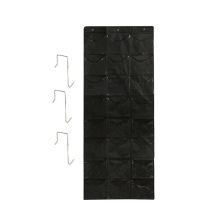 Organizador de suporte de boné de feltro para bonés de beisebol, bolsa de parede de grande capacidade, B