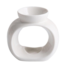 Essential Oil Burner Modern Porcelain Aroma Burner for Patio