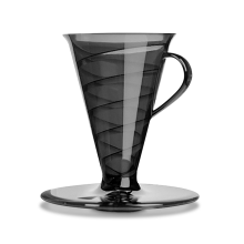 Coador de café cônico com 30 unidades, 1 a 2 xícaras, para preparo manual de café
