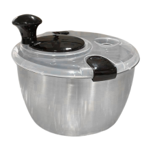 Salade Spinner Fruit Spinner Filter Keuken Salade Spinner, Zwarte voering
