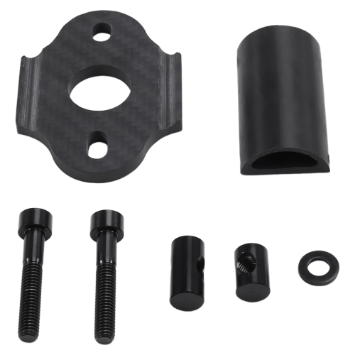 Καπάκι σέλας ποδηλάτου με βίδα για σφιγκτήρες σέλας F12, μαύρο