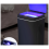 Smart Induction Trash Can Electric Trash Can Waterproof Wastebasket 2