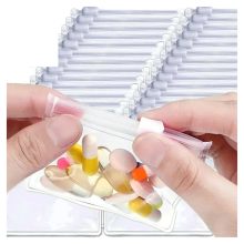 Mini-pilleriannostelijalaukut, kannettava matkakorupussi, liukuva vetoketju