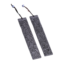 2 stuks elegante Chinese mahoniehouten bladwijzers, retro Chinees