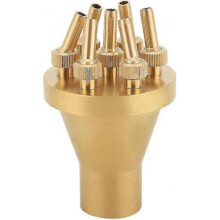 Fountain Nozzle, 1 Inch Dn25 Water Fountain Nozzle 2 Tier Center Straight Style Fountain Nozzle Gard