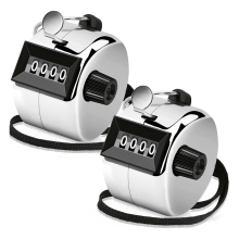 2er-Pack Clicker-Zähler für Coaching, Sportveranstaltungen