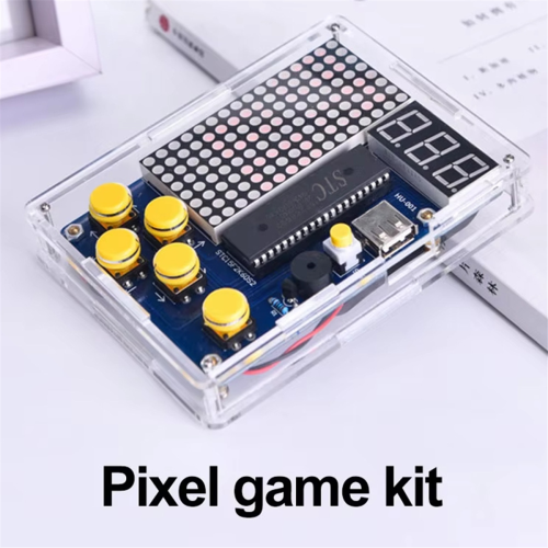 DIY Game Kit Pixel Game Console 51 Microcontroller Game Console 1
