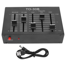 3-bands EQ-equalizer voor draaitafels en geluidskaarten