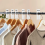 Kleidertrenner, 50 Stück, weiß, rechteckig, Kleiderbügel-Organizer 5