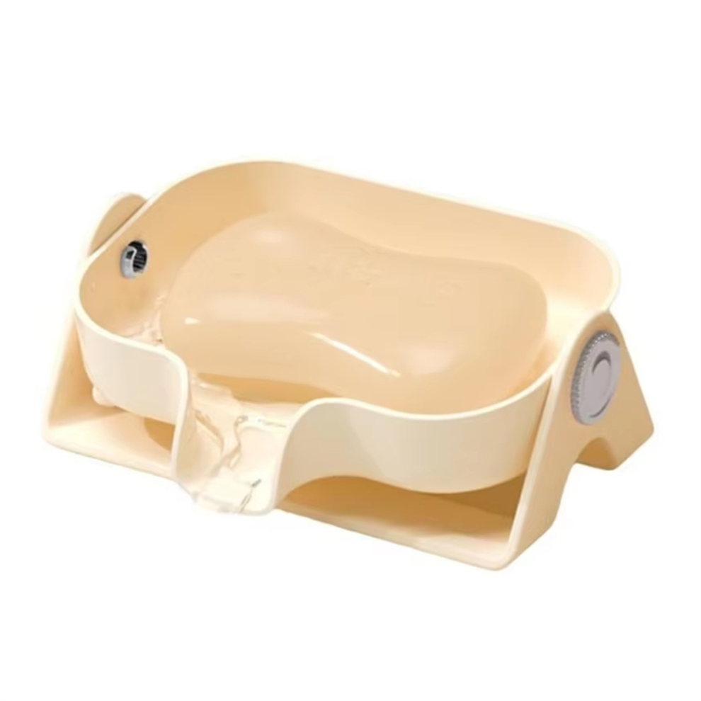 Adjustable Self-Draining Soap Dish, Bar Soap Holder with Drainage