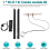 WiFi 7 QCNCM865 -moduuli, jossa Bluetooth 5.3 5.8 Gbps 7