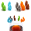 10Pack Cute Snail Shape Silicone Cup Hanger Tool Tea Bag Holder 6