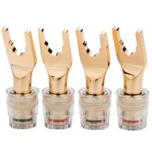Hifi DIY Y-vormige converter naar vrouwelijke banaanconnector 4 mm