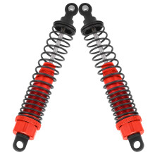 Verstellbarer 110 mm Stoßdämpfer mit Vollmetallschraubenfeder passend für Traxxas Slash 2WD Rot