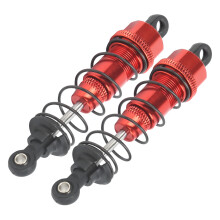 85mm Aluminiumlegierung RC-Dämpfer mit Feder, passend für Traxxas Slash 2WD RC-Auto, rote Farbe