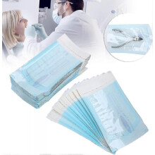 200 Pcs/box Self-sealing Oral Sanitizing Bags, Disposable Sealing Sterilizing Bags, Oral Supplies Cleaning, Dental Tools Sterilizing Bags (90 X 165mm)
