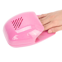 Professioneller Haushalts-Nagellift-Autolüfter Tragbarer Nagellack-Gel-Trockner Blasgerät Maniküre-Werkzeug Pink