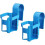 2 Pack Plastic Pool Cup Holders, Multifunctional Pool Drink Holders, Poolside Cup Holders Fit Most Swimming Pools (blue) 1