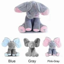 Baby Talking Pp Cotton Elephant Soft Plush Doll Singing Stuffed Animals