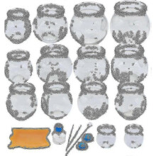 Cupping Therapy Sets,14 Cups Thick Chinese Acupoint Glass Cupping Therapy Set for Professionals,for Massage Back And Relieve Fatigue--