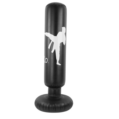 Colonna da boxe gonfiabile nera da 1,6 m 160 cm 1