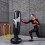 Colonna da boxe gonfiabile nera da 1,6 m 160 cm 8