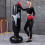 Colonna da boxe gonfiabile nera da 1,6 m 160 cm 7