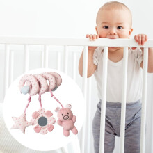Baby-Kinderwagen-Krippe Activity Spiral Plüschspielzeug Säugling Babywagen Spielzeug Autositze Hängespielzeug Lernspielzeug Plüschspielzeug