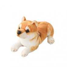 Shiba Inu Dog Plush Toy Ultra Soft Companionship Adorable 3d Cartoon Shiba Inu Dog Padded Plush Cushion Baby Photo Props for Bathroom