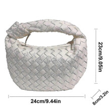 2023 New Women's Soft Woven Hobo Ed S Bag Purse Shoulder Bag