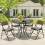 2pcs Padded Folding Chairs Office Conference Event Soft Seat Multi-purpose 14