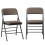2pcs Padded Folding Chairs Office Conference Event Soft Seat Multi-purpose 7
