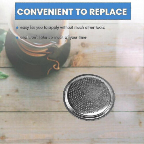 6-cup Moka Coffee Machine Replacement Funnel Kits Compatible for Moka Express, 3 Packs Replacement 2