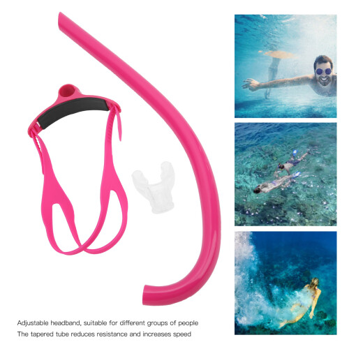 Boccaglio in silicone per snorkel con montaggio frontale, 2x2cm, rosso 2