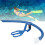 Snorkel frontale con bocchino in silicone 2x2cm Blu 1