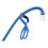 Snorkel frontale con bocchino in silicone 2x2cm Blu 4