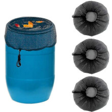2pcs Outdoor Rain Barrel Net Cover Water Tank Screen Protection Rain Barrel Filter Net Insect Net Cover Protective Cover