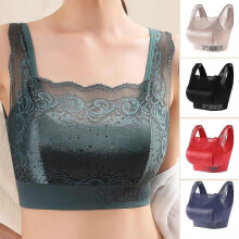 Seamless Bras for Women Ultra-thin Ice Silk Sports Yoga Bra Sleep Bra Padded