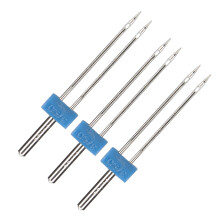 3 Stück Doppel-Nadeln Pins Edelstahl Nähen und Häkeln Stiche Nähzubehör 3 mm‑3 Stück/Beutel