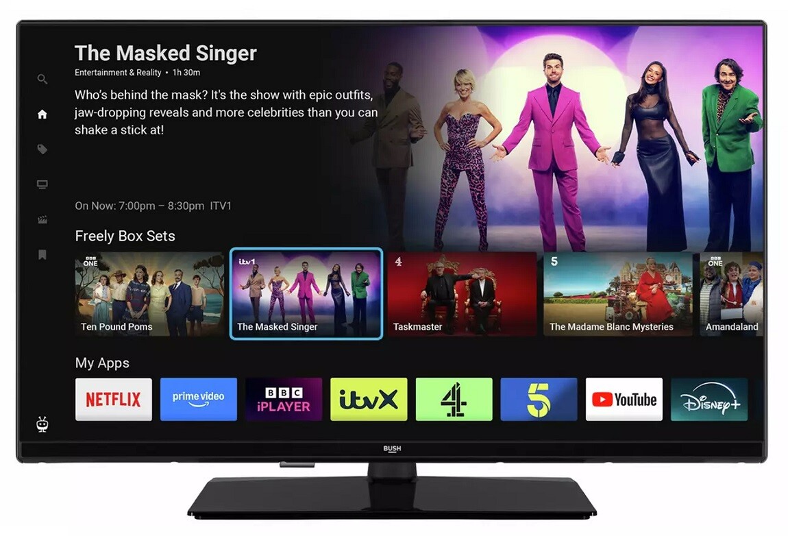 Refurbished Bush SMART HD Ready TV 32HT25CB 32" HDR LED TiVo Freely TV ...