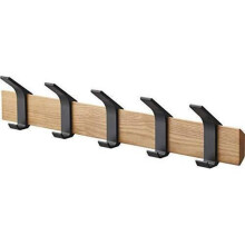 Portemanteau - YAMAZAKI - Taille unique - Bois massif - Marron - Contemporain - Design