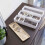 Caja de joyas de 3 niveles en plástico Slim blanco 5