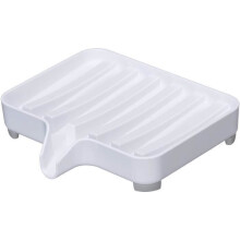Porte-Savon - YAMAZAKI - Mist - Blanc - Plastique - Design élégant et fonctionnel