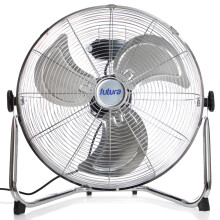 Futura High Velocity Standing Floor Fan | 20" Chrome