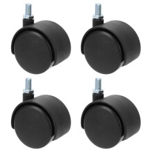 4 pièces de roulette de 2 po, roue étanche à 360 49 mm