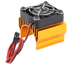 1/10 RC Auto 3650 Bürstenloser Motor Kühlgebläse 540 Gebürsteter Motor Lüfter mit Kühlkörper